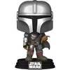 Image de Figurine de collection vinyle Funko Star Wars The Book of Boba Fett POP! TV Mando w/pouch Argenté 9 cm FK68654