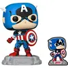 Image de Figurine Funko POP Marvel Los Vengadores Avengers Captain America Exclusive Bleu 9 cm 889698701280