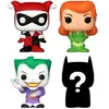 Image de Figurine de collection en vinyle Funko DC Bitty POP! Harley Quinn (x4) Multicolore 2,5 cm FK71313