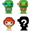Image de Figurine bitty pop teenage mutant ninja turtles leonardo Funko Blister 4 (x4) Vert TU 889698715072