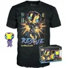 Image de Figurine de collection Funko Marvel Blacklight POP! & Tee Rescue Noir S FK71634S