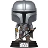 Image de Figurine de collection en vinyle Funko Star Wars The Mandalorian POP The Mandalorian Argenté 9 cm FK76550