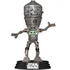 Image de Figurine Funko Star Wars: The Mandalorian POP! bobblehead IG-12 with Grogu Gris 17 cm FK80001