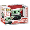 Image de Figurine Pop Star Wars Mando Holiday Grogu Pram