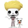 Image de Figurine Funko Pop Disney Nightmare Before Christmas Jack with Zero Blanc 9 cm 889698805988