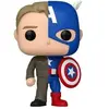 Image de Figurine Funko Marvel POP! Vinyl Split- Captain A/Steve R Bleu 9 cm FK80891