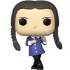 Image de Figurine Funko POP Town The Addams Family Wednesday Addams Bleu 9 cm 889698812108
