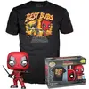 Image de Figurine Funko POP & T-shirt Marvel Deadpool & Wolverine Noir S 889698817325