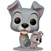Image de Figurine décoratif Funko POP Disney Lady And The Tramp Tramp With Puppy Gris 9 cm 889698835695