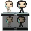 Image de Figurine Funko Star Wars Pop! Movie Moments Bobble Head Kylo & Rey (x2) Noir 9 cm FK85182