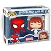 Image de Figurine Funko Pop! | Marvel | Superhero Couples Spider-man Et Mary Jane 2pk