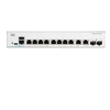 Image de Catalyst 1200-8T-E-2G - Commutateur - Ethernet Gigabit - C3 - intelligent - 8 x 10/100/1000 + 2 x combinaison Gigabit SFP/RJ-45 - de bureau, Montable