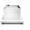 Image de Paper Feeder and Cabinet - Base d'imprimante avec tiroir d'alimentation pour support d'impression - 550 feuilles dans 1 bac(s) - pour LaserJet