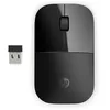 Image de HP Z3700 Souris USB sans fil mince 2,4 GHz noire avec capteur optique LED bleue 1200 dpi, autonomie de la batterie jusqu'à 16 mois en occasion ou reconditionné