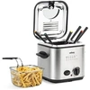 Image de Friteuse / Fondue - TB600 - 1,2L - Thermostat réglable - Protection anti-surchauffe - Gris