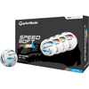 Image de TaylorMade Balles de golf Speedsoft INK Multicolor - Lot de 12, multicolore