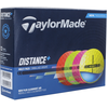 Image de TaylorMade Balles de golf Distance Plus - Lot de 12, multicolore
