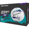 Image de TaylorMade Balles de golf SpeedSoft INK - Lot de 12, violet/pétrole