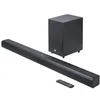 Image de JBL Cinema SB 550, Barre de son 3.1 canaux avec caisson de basses sans fil, connexion HDMI ARC, Dolby Audio, musique sans fil en streaming, Bluetooth intégré, design compact, 250 W, en noir en occasion ou reconditionné