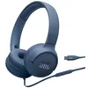 Image de JBL Tune 520 C, Casque Filaire Supra-auriculaire Confortable avec Micro, Son JBL Pure Bass, préréglages EQ, connectivité USB-C, Design Pliable et câble Anti-noeuds, Bleu en occasion ou reconditionné