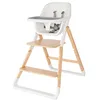 Image de Ergobaby Chaise Haute Evolve, Chaise haute ergonomique pour bébés Évolutive à partir de 6 mois, Chaise haute pour bébés avec harnais à 5 points, pour enfants avec assise réglable, Natural Wood en occasion ou reconditionné