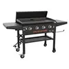 Image de - Plancha avec couvercle 4 brûleurs Griddle
