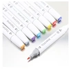 Image de TouchFive Marker Lot de 80 marqueurs à alcool double pointe Animation Art Esquisse blanc