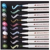 Image de 10 Couleurs Marqueur Métallique pour Création de Cartes et DIY Album Photo, Stylos Pinceaux Travail Parfait sur Papier Verre Plastique Poterie Bois