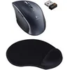 Image de Wireless Mouse M705 Noir + T'nB Tapis de Souris Ergo-Design noir