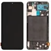 Image de Ecran LCD et Vitre Tactile avec Châssis Noir pour Galaxy A70 A705 (Small Size)