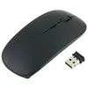Image de Souris pour PC ORDISSIMO USB Sans Fil Ultra Plate Universelle Capteur Optique 3 Boutons Ordinateur (NOIR)
