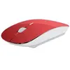 Image de Souris Ultra Plate pour PC Sans Fil USB Capteur Optique 3 Boutons Universelle (ROUGE)
