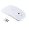 Image de Souris Pour Mac Usb Sans Fil Ultra Plate Universelle Capteur Optique 3 Boutons Ordinateur (blanc)