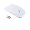 Image de Souris Ultra Plate pour MAC Sans Fil USB Universelle Capteur Optique 3 Boutons Couleurs (BLANC)