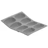 Image de Moule pour 8 mini madeleine en silicone elastomoules - - Gris - Silicone