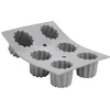 Image de De Buyer - Plaque de 6 Canelés Bordelais ELASTOMOULE en mousse de silicone | 21 x 17,6 cm, diamètre 5,5 cm en occasion ou reconditionné