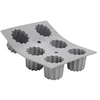 Image de Moule pour 6 mini cannelé en silicone elastomoules - - Gris - Silicone