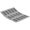 Image de Moule pour 15 mini financier en silicone elastomoules - - Gris - Silicone