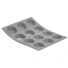 Image de Moule pour 12 mini tartelette en silicone elastomoules - - Gris - Silicone