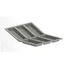 Image de Moule pour 6 financiers en silicone elastomoules - - Gris - Silicone