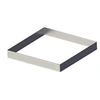 Image de industries 3099.21 cercle à tarte perforé à bord droit en inox carre