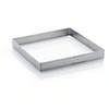 Image de cercle carré perforé inox - inox - diametre : 20 cm - hauteur : 2 cm