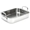 Image de De Buyer - Plat à rôtir en inox multichouches AFFINITY - 35 x 25 x 8 cm - Fabriqué en France, Sans PFAS, Montée Rapide en Température, Inox 18/10, Tous Feux + Four, Finition Poli Brillant en occasion ou reconditionné