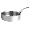 Image de DeBuyer - Sauteuse à queue bord droit inox - Affinity : ø 20