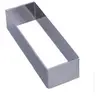 Image de DeBuyer - Cercle Forme inox - Rectangle angles vifs : Longueur 12 cm
