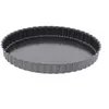 Image de Moule à tarte 20 cm en acier antiadhésif fond fixe - - Gris - Acier