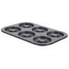 Image de Plaque pour 6 mini 8 cm savarins - - Gris - Acier