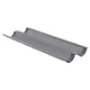 Image de Plaque de cuisson perforée pour 2 baguettes - - Gris - Acier Inoxydable (inox)