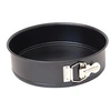 Image de Moule à manqué à charnières 24 cm rond en acier antiadhésif - - Gris - Acier
