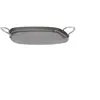 Image de Plancha grill minéral b élément 38 x 26 cm avec anses - - Argent - Acier